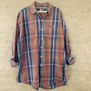 Vintage Western Justin Buttondown
